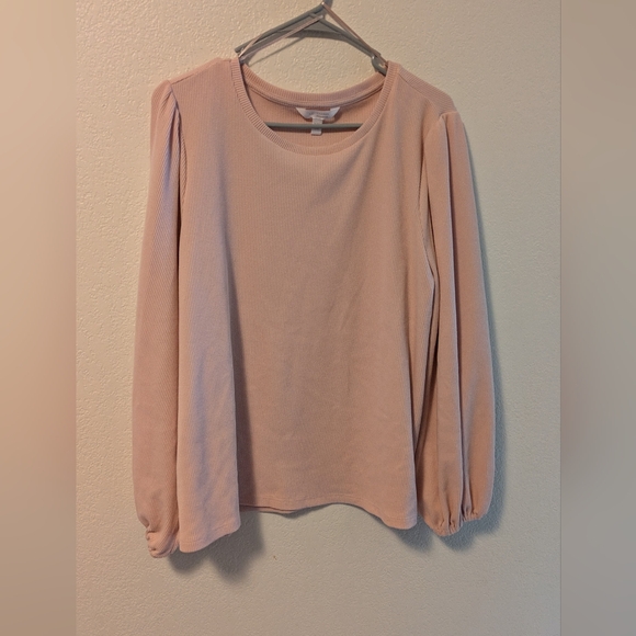 LC Lauren Conrad Tops - Lauren Conrad Women's Pink Long Sleeve Top